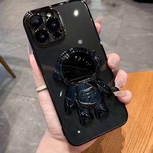Astronaut Design Stand Out Grip Phone Case / Iphone 11 Pro Max